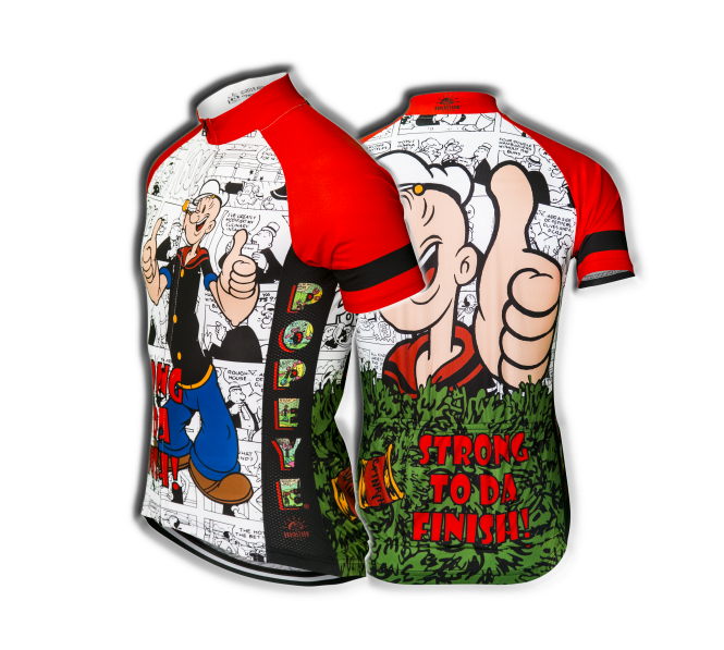 Popeye "Strong to da Finish" Cycling Jersey (Men's)