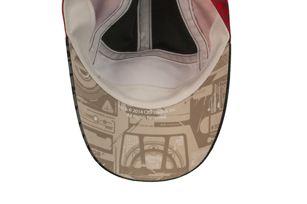 Star Trek "Engineering Red" Featherweight Running Hat (one size fits most)