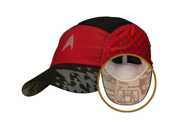 Star Trek "Engineering Red" Featherweight Running Hat (one size fits most)