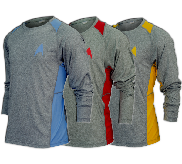 Star Trek Long-Sleeve Running Shirt (unisex)