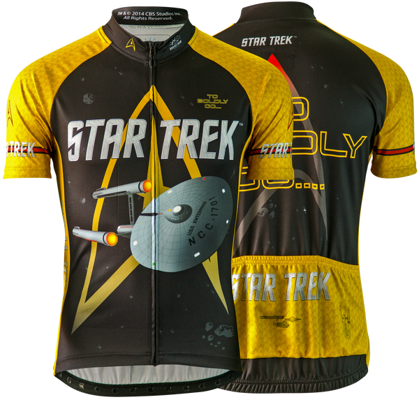 Star Trek "Command" - Gold - Cycling Jersey (Men's)