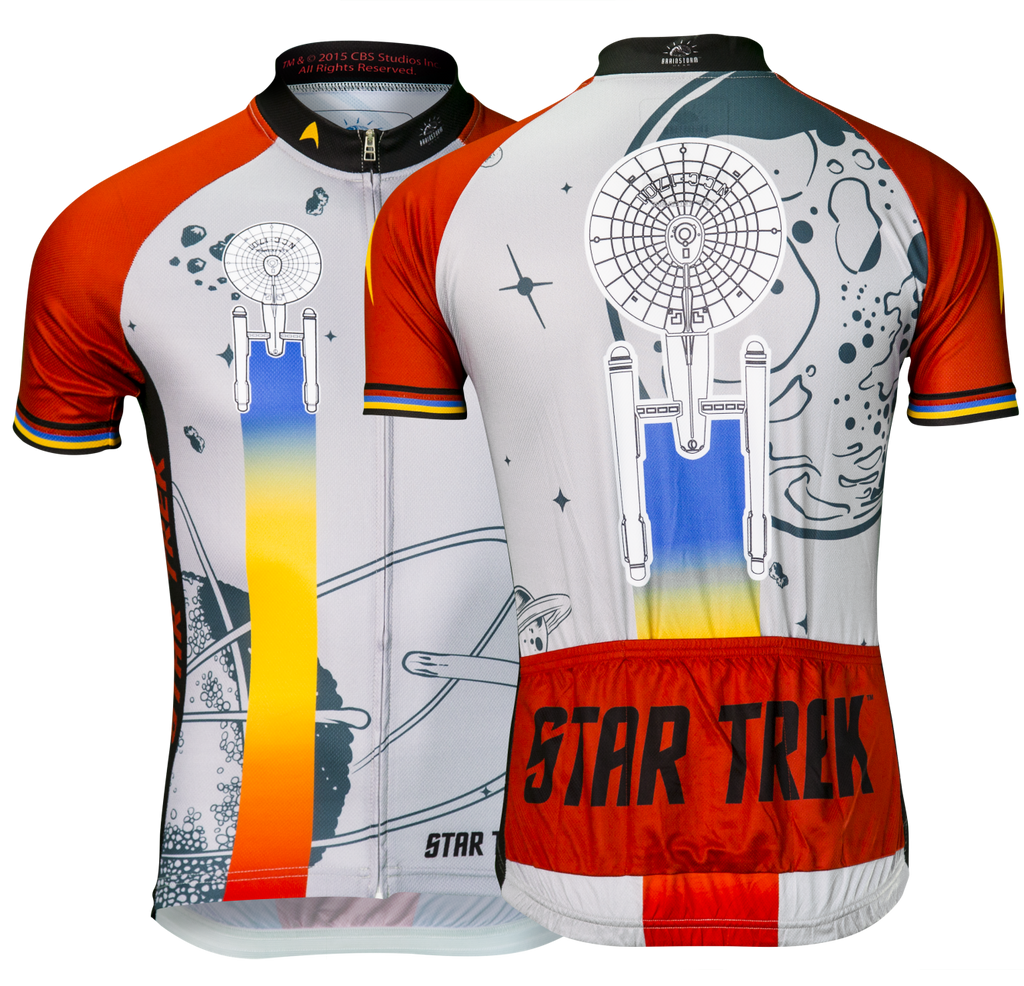 Star Trek "Final Frontier" - Red - Cycling Jersey (Men's)