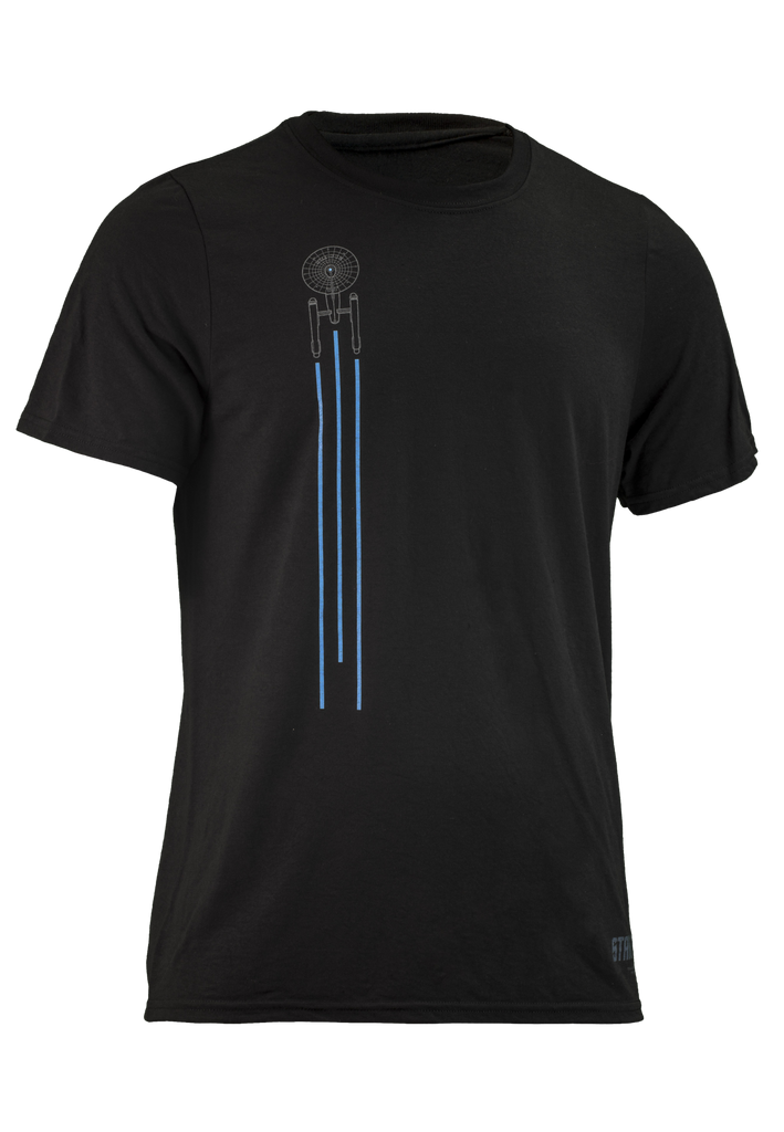 Star Trek Running Shirt Enterprise Warp Factor Brainstorm Gear