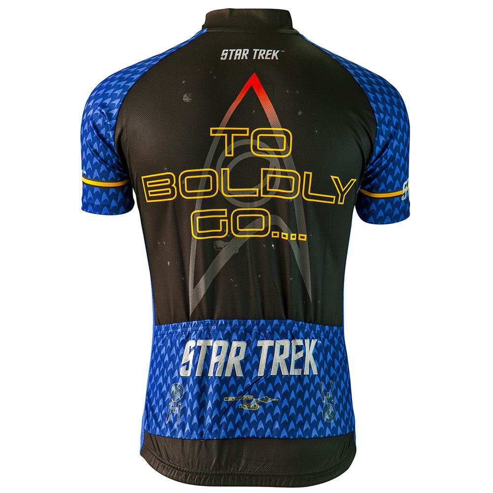 trek bicycle apparel Star Trek Cycling Jersey Science Blue Enterprise Uniform > Brainstorm Gear